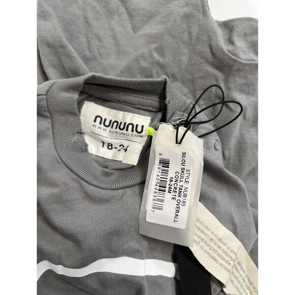 Nununu Silou Skull Tank Overall in Concrete - Picture 4 of 4